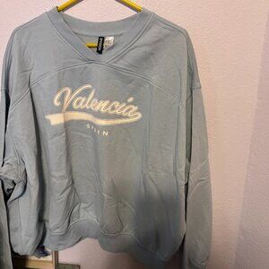 Divided 3XL Valencia Spain light blue soft sweatshirt